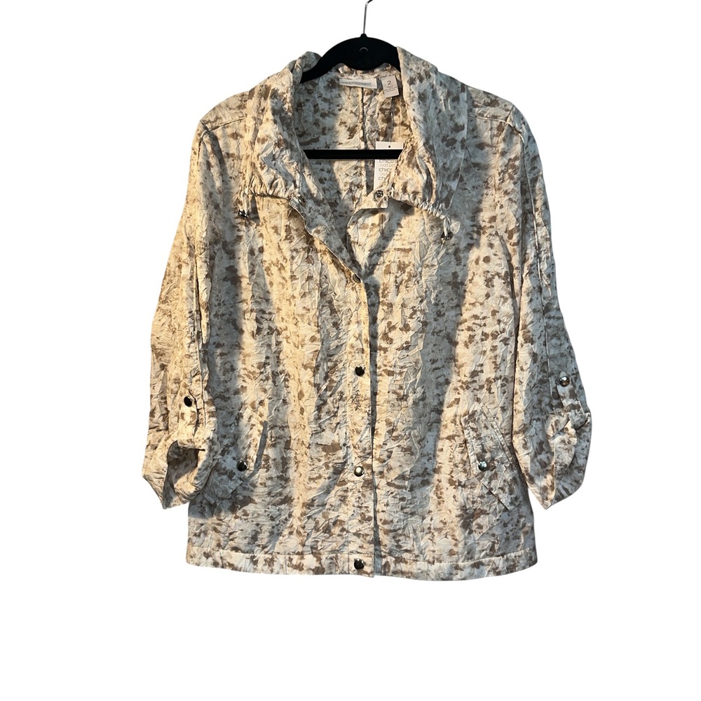 NWT, Weekends by Chico's Speckled Rapture Jiron 3/4 Jacket Rocky Mountain